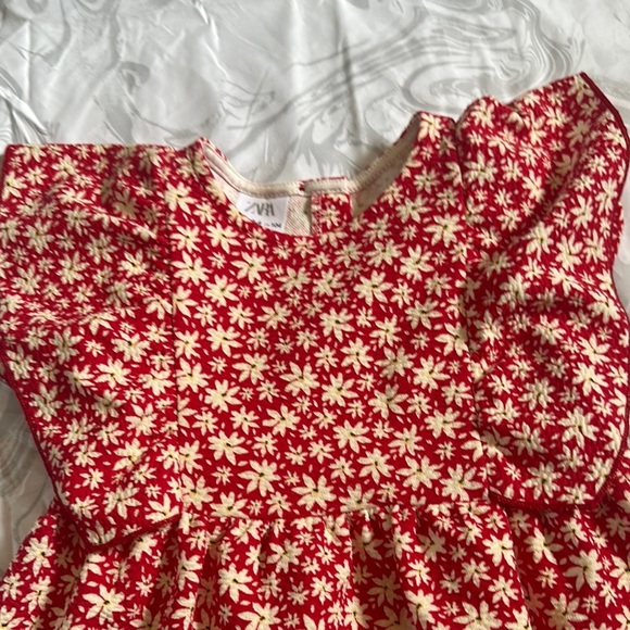 Zara Red and White Sleeveless Sundress - Picture 2 of 6